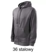 MALFINI 410 Bluza męska z kapturem na zamek Trendy Zipper 300g