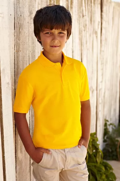 FRUIT OF THE LOOM  63-417-0 Polo Junior 65/35 180g