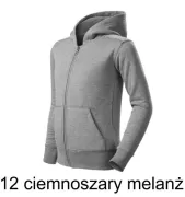 MALFINI 412 Bluza dziecięca z kapturem na zamek Trendy Zipper 412