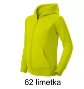 MALFINI 412 Bluza dziecięca z kapturem na zamek Trendy Zipper 412