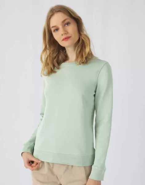 B&C 229.42 Damska bluza Organic Crew Neck French Terry 280g