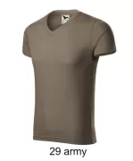 MALFINI 146 Slim Fit V-neck koszulka męska 180g