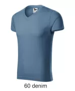 MALFINI 146 Slim Fit V-neck koszulka męska 180g