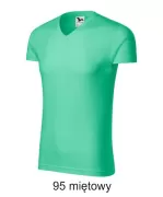 MALFINI 146 Slim Fit V-neck koszulka męska 180g