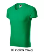 MALFINI 146 Slim Fit V-neck koszulka męska 180g